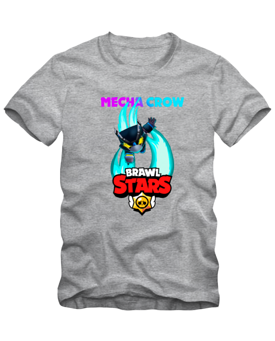  Marškinėliai Brawl Stars Mecha Crow